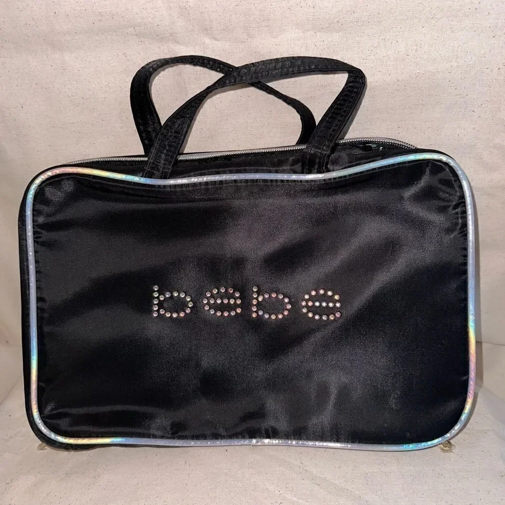 BEBE toiletries/makeup travel zip bag NWOT